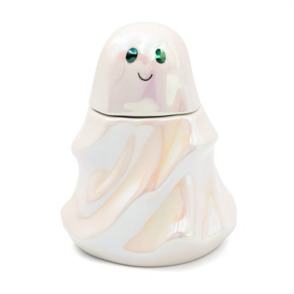 Target Bullseye Playground Ghost Ceramic Canister